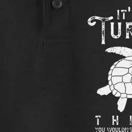 ItS A Turtle Thing Funny Turtles Lover Sea Animal Dry Zone Grid Performance Polo