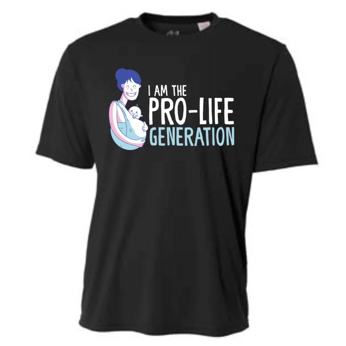 I Am The Prolife Generation Antiabortion Freedom Cool Gift Cooling Performance Crew T-Shirt