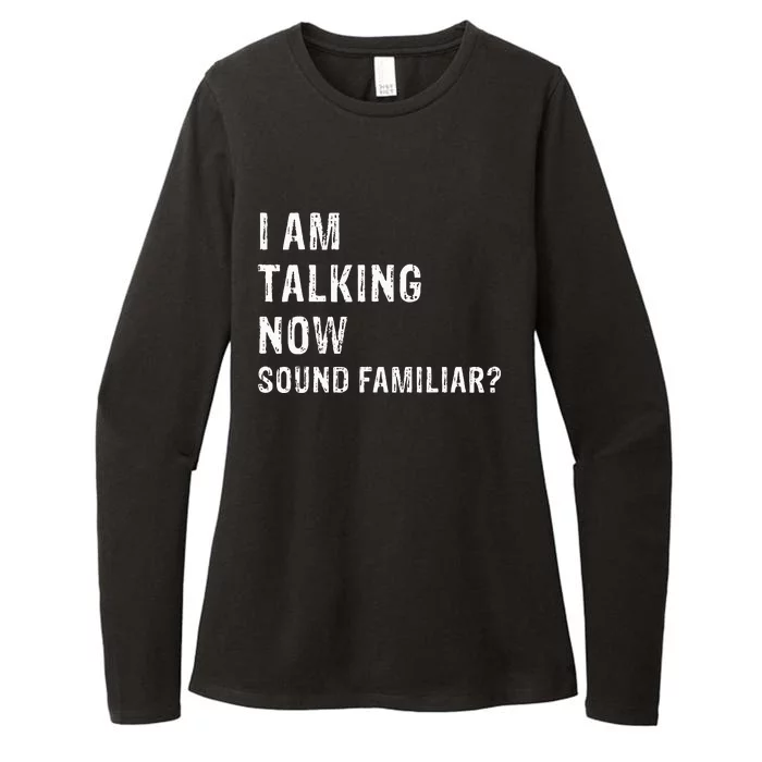 I Am Talking Now Trump Debate Kamala Harris 2024 Womens CVC Long Sleeve Shirt