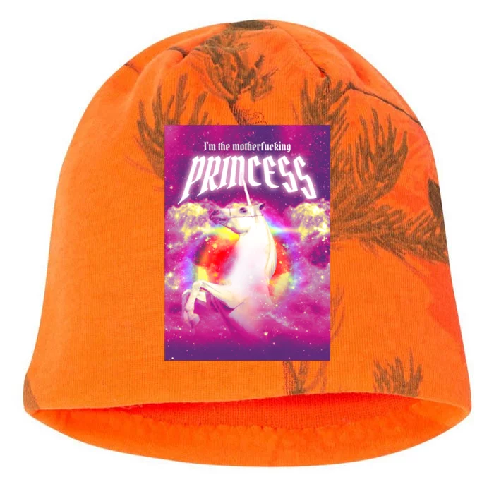 I Am The MotherFucking Princess Unicorn Kati - Camo Knit Beanie