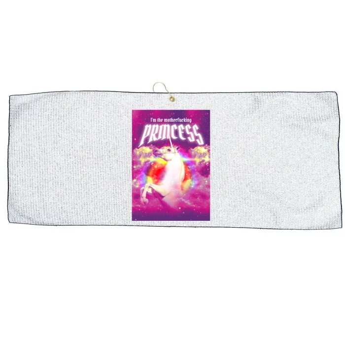 I Am The MotherFucking Princess Unicorn Large Microfiber Waffle Golf Towel