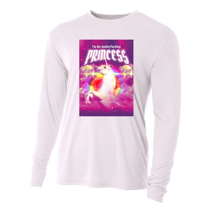 I Am The MotherFucking Princess Unicorn Cooling Performance Long Sleeve Crew