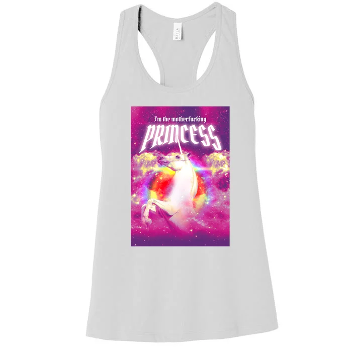 I Am The MotherFucking Princess Unicorn Women's Racerback Tank