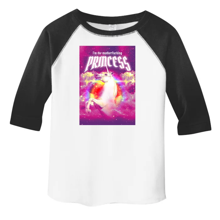 I Am The MotherFucking Princess Unicorn Toddler Fine Jersey T-Shirt