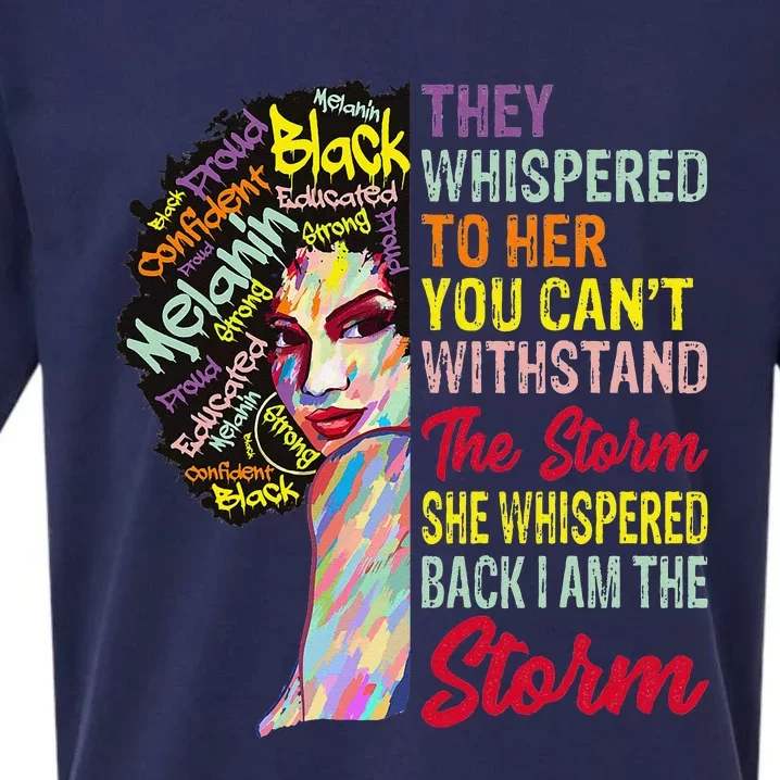 I Am The Storm  Juneteenth Black History Month BLM Sueded Cloud Jersey T-Shirt