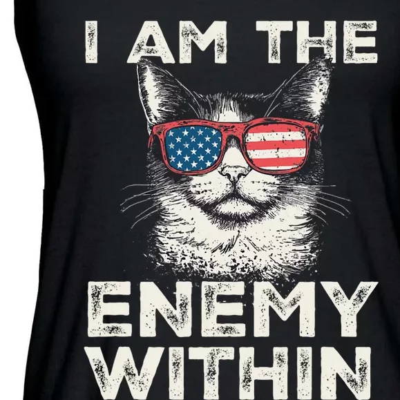 I Am The Enemy Within Kamala Harris 2024 Merch Ladies Essential Flowy Tank