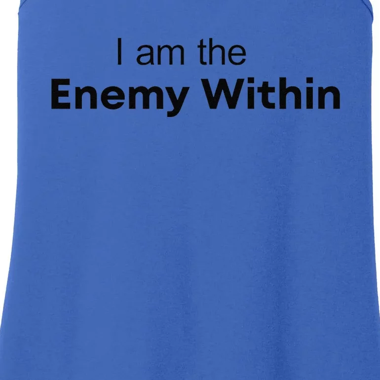 I Am The Enemy Within Kamala Harris Donald Trump 2024 Ladies Essential Tank