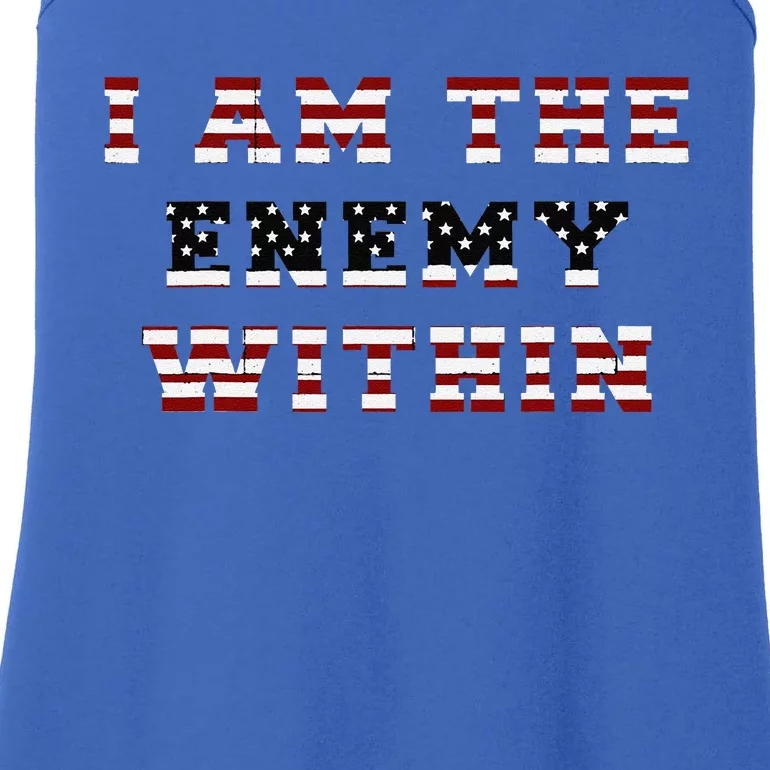 I Am The Enemy Within Harris 2024 Ladies Essential Tank