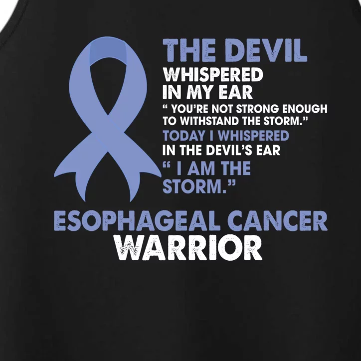 I Am The Storm Esophageal Cancer Awareness Warriors Fighters Gift Performance Tank