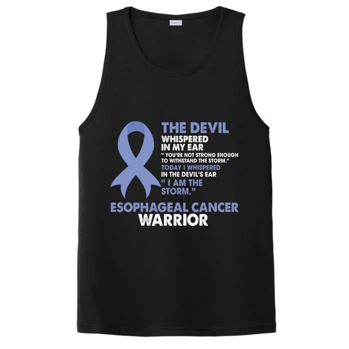 I Am The Storm Esophageal Cancer Awareness Warriors Fighters Gift Performance Tank