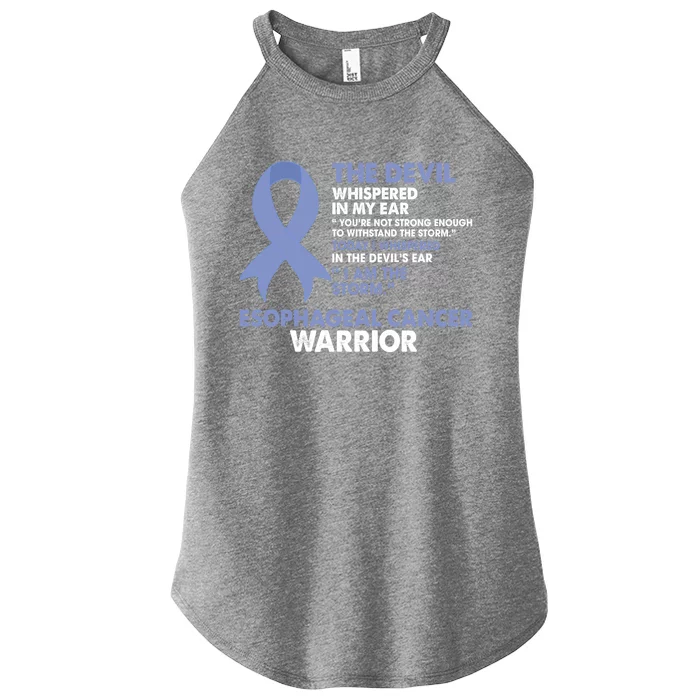 I Am The Storm Esophageal Cancer Awareness Warriors Fighters Gift Women’s Perfect Tri Rocker Tank