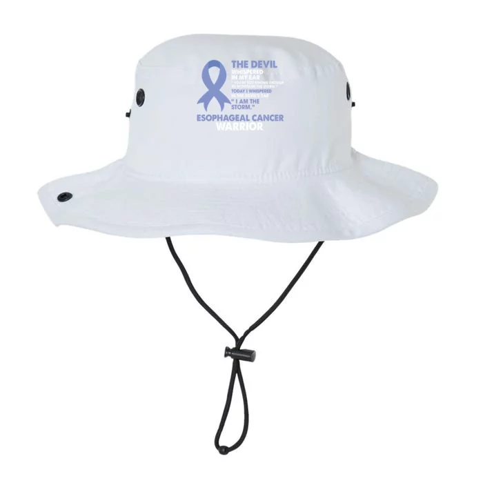 I Am The Storm Esophageal Cancer Awareness Warriors Fighters Gift Legacy Cool Fit Booney Bucket Hat