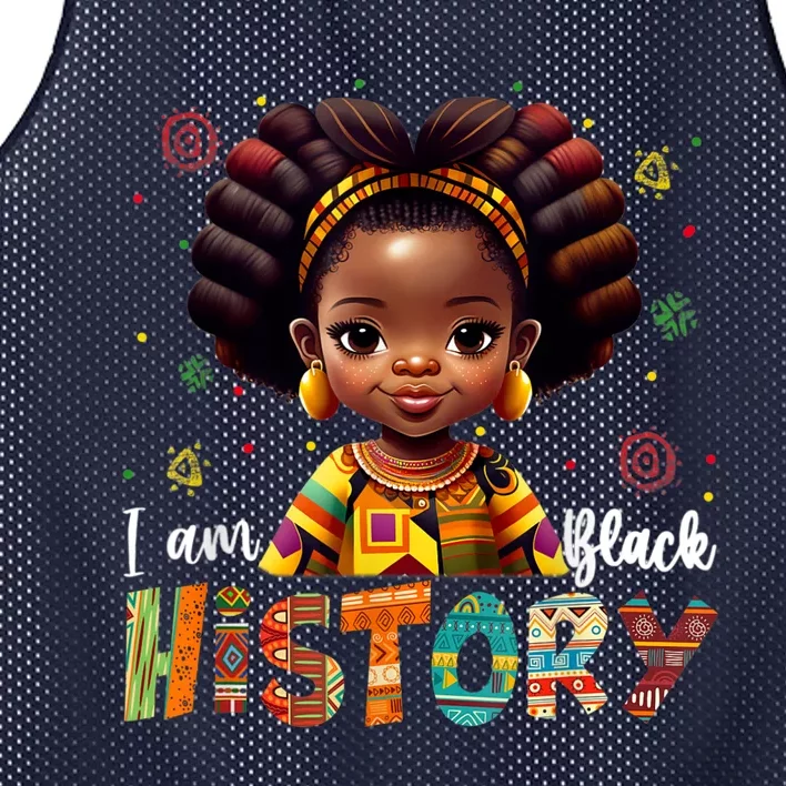 I Am The Strong African Queen Black History Month Mesh Reversible Basketball Jersey Tank