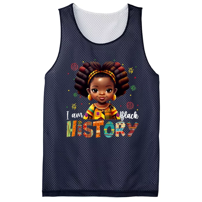 I Am The Strong African Queen Black History Month Mesh Reversible Basketball Jersey Tank