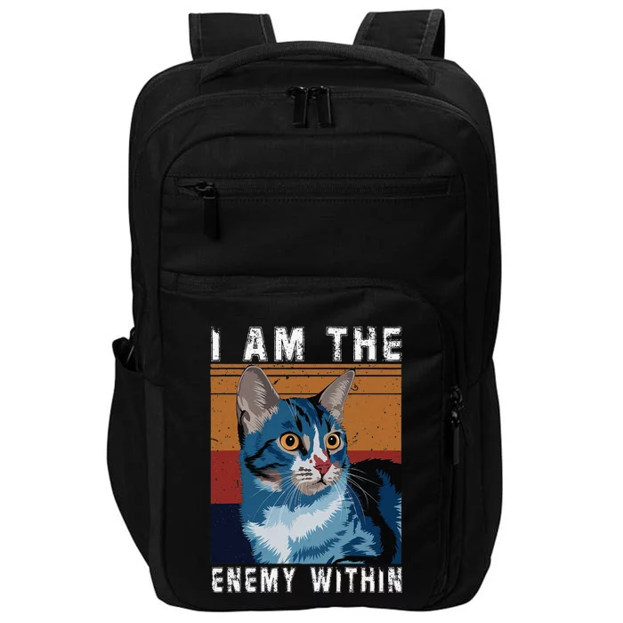 I Am The Enemy Within Kamala Harris 2024 Merch Impact Tech Backpack