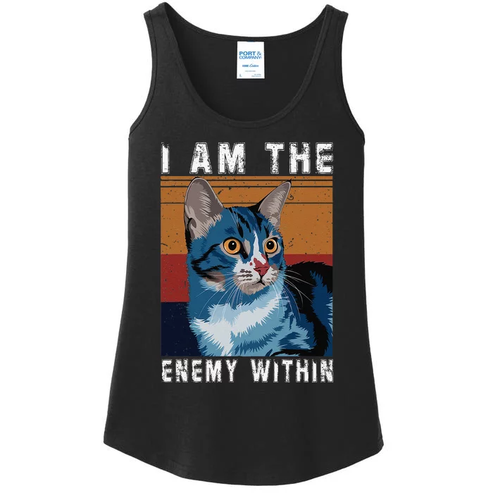 I Am The Enemy Within Kamala Harris 2024 Merch Ladies Essential Tank