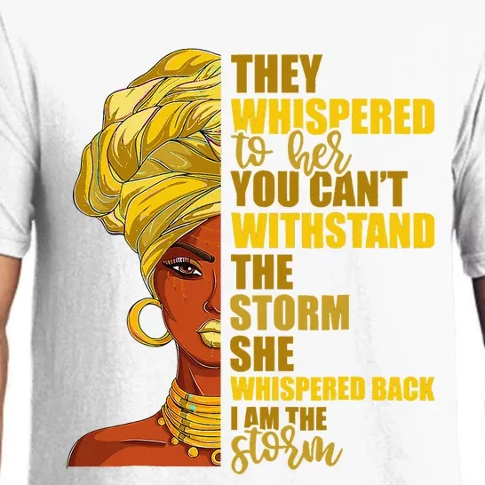 I Am The Storm Juneteenth Black History Month Pajama Set