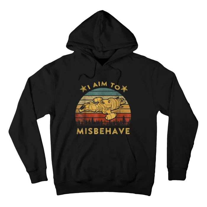 I Aim To Misbehave Firefly Hoodie