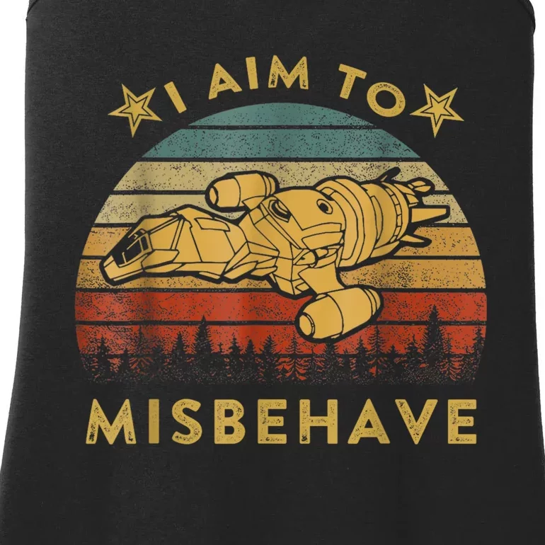 I Aim To Misbehave Firefly Ladies Essential Tank