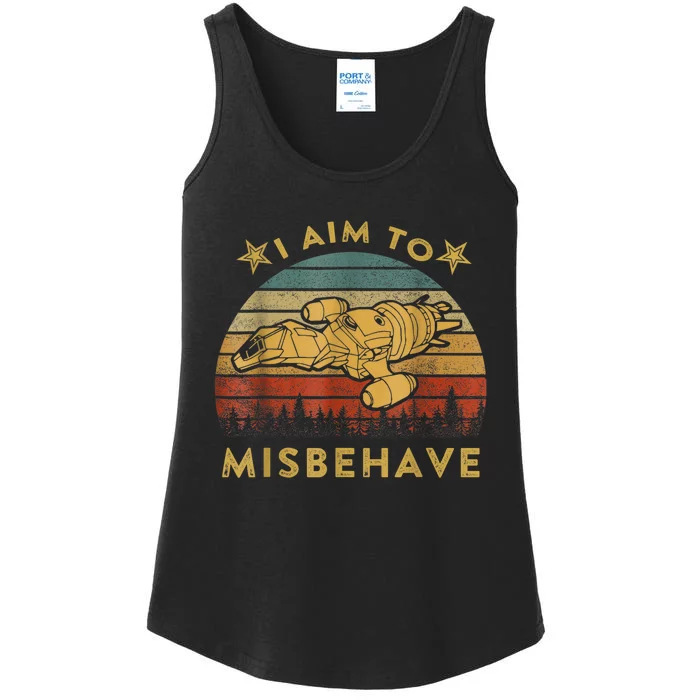 I Aim To Misbehave Firefly Ladies Essential Tank