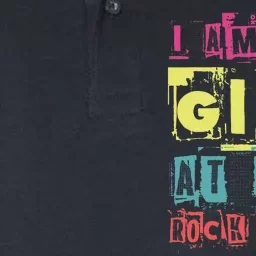 I Am The Girl At The R.O.C.K Show Funny Punk Rock Music Lover Softstyle Adult Sport Polo