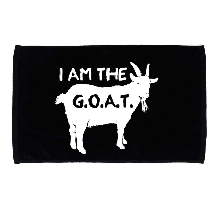 I Am The GOAT Greatest Of All Time Athletics Champion Microfiber Hand Towel