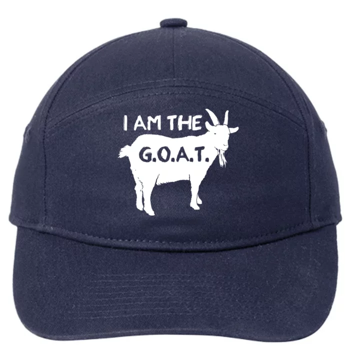 I Am The GOAT Greatest Of All Time Athletics Champion 7-Panel Snapback Hat