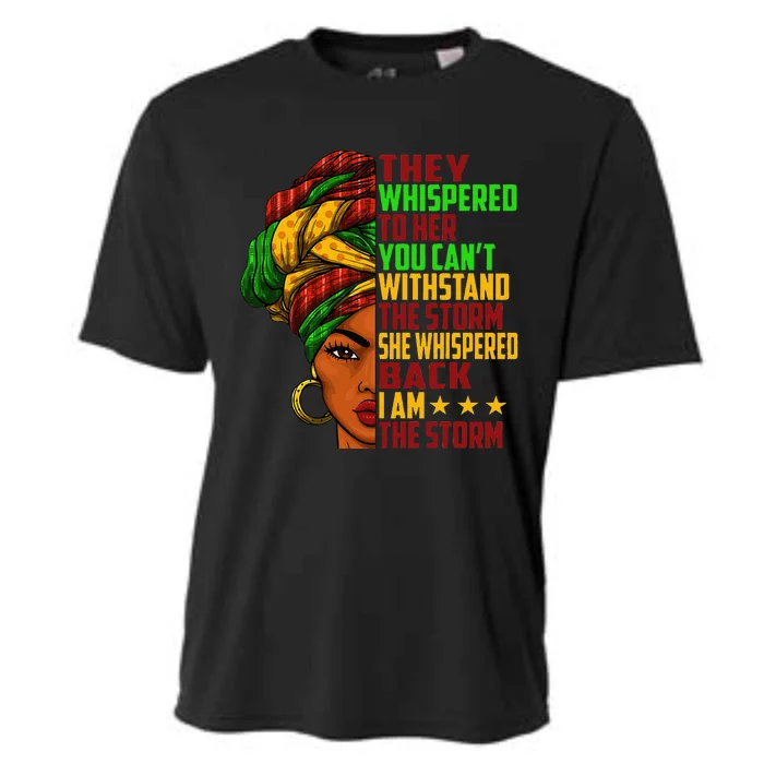 I Am The Storm Juneteenth Black History Month Cooling Performance Crew T-Shirt