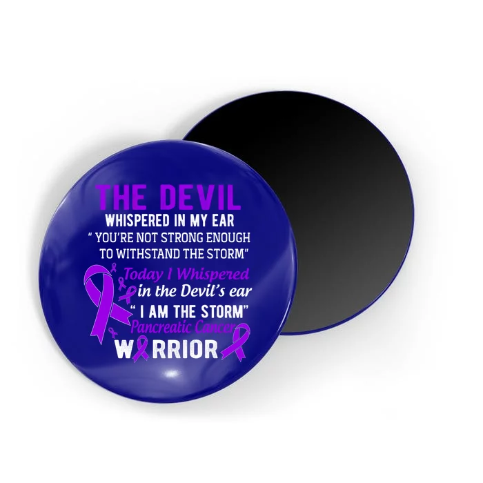 I Am The Storm Pancreatic Cancer Warrior Gift Magnet