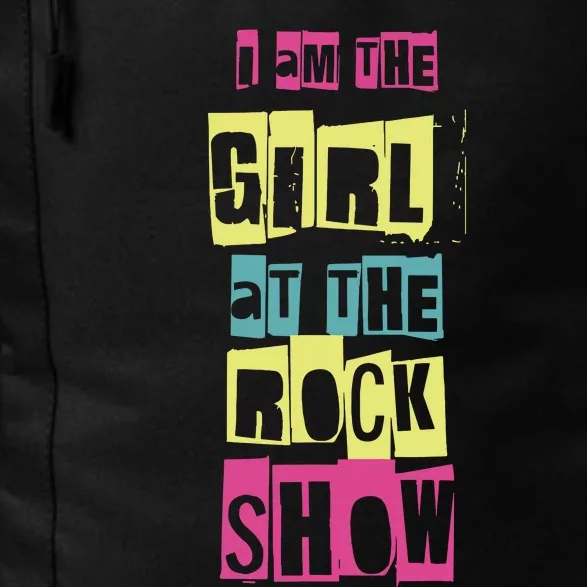 I Am The Girl At Funny Punk Rock Music Lover Daily Commute Backpack