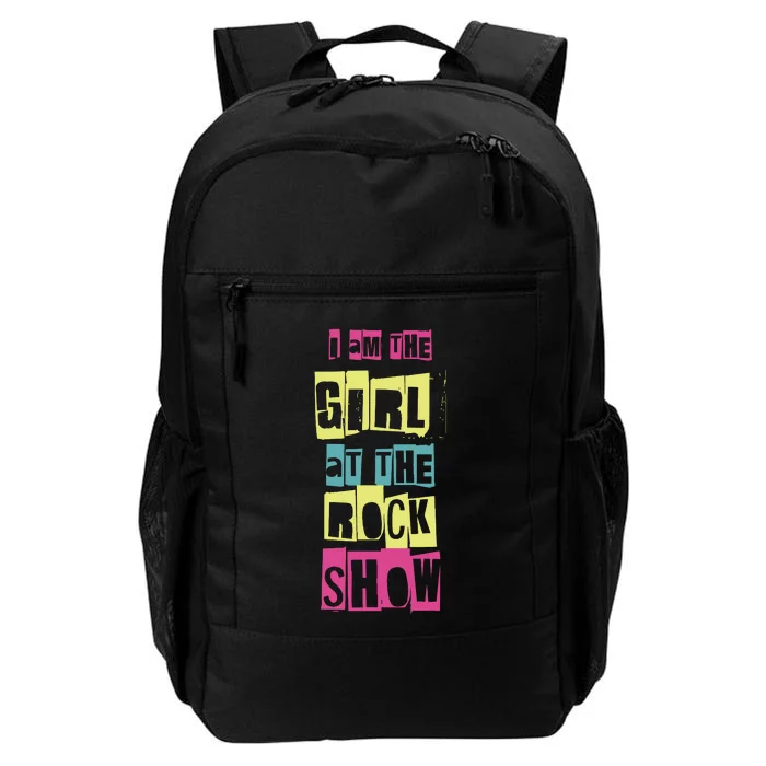 I Am The Girl At Funny Punk Rock Music Lover Daily Commute Backpack