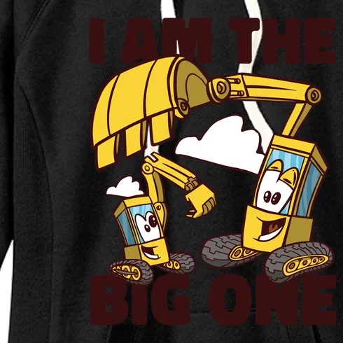 I Am The Big One Builder First Birthday Women's Fleece Hoodie