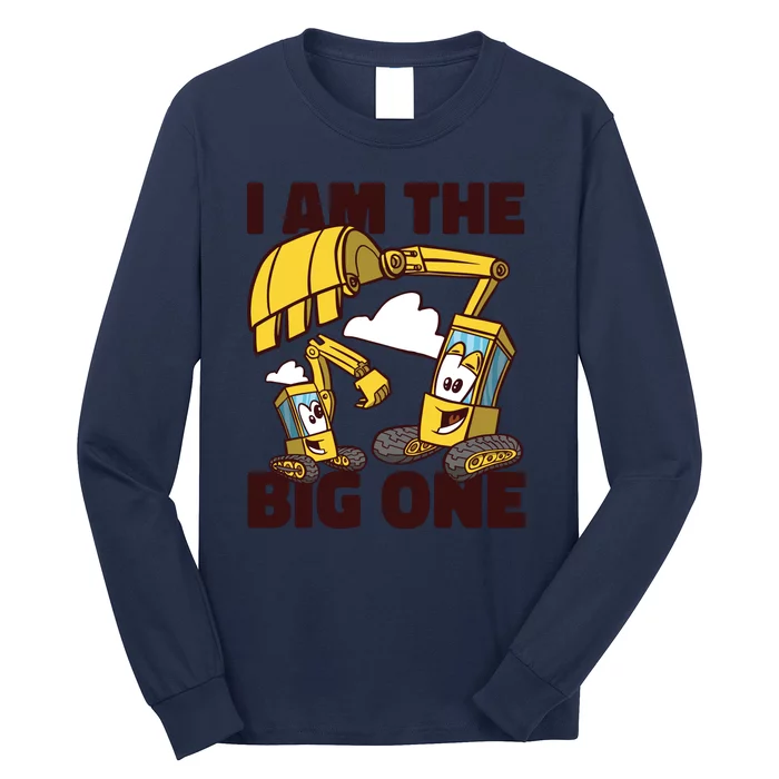 I Am The Big One Builder First Birthday Long Sleeve Shirt