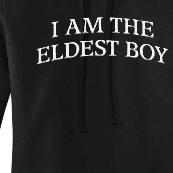 I Am The Eldest Boy Embroidery Hat Cap Women's Pullover Hoodie