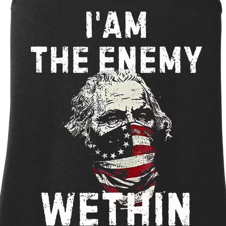 I Am The Enemy Within Funny Democrat Kamala Harris Quote For Ladies Essential Tank