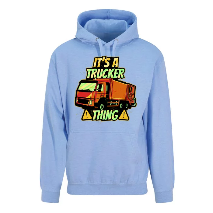 It's A Trucker Thing Unisex Surf Hoodie