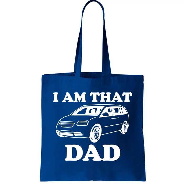 I Am That Dad Funny Minivan Graphic Gift Tote Bag