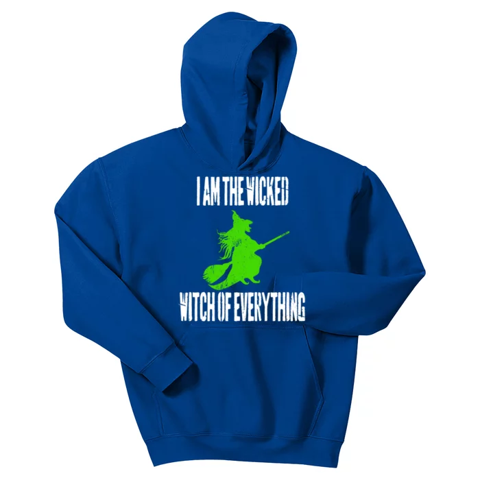 I Am The Wicked Witch Of Everything Halloween Costume Funny Funny Gift Kids Hoodie