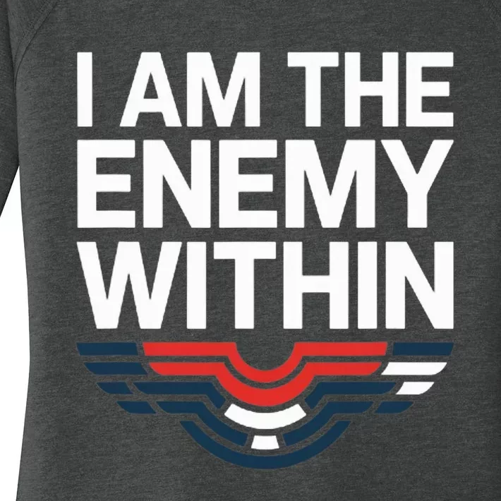 I Am The Enemy Within Women's Perfect Tri Tunic Long Sleeve Shirt