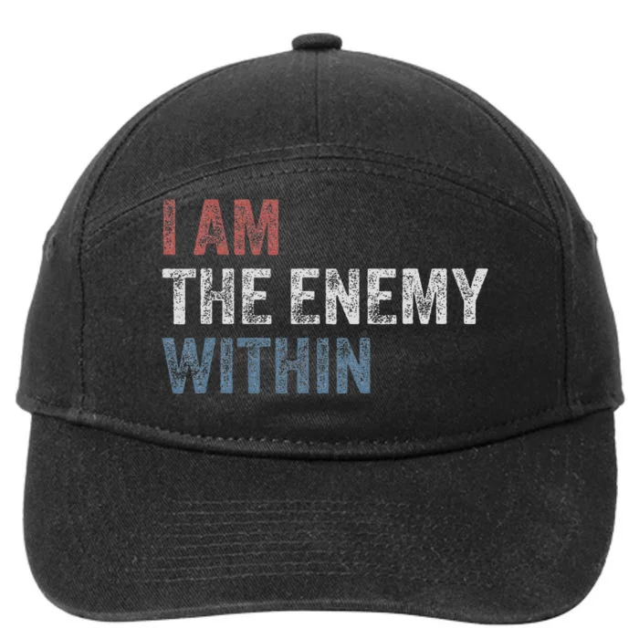 I Am The Enemy Within 7-Panel Snapback Hat