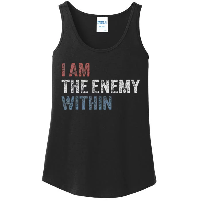 I Am The Enemy Within Ladies Essential Tank