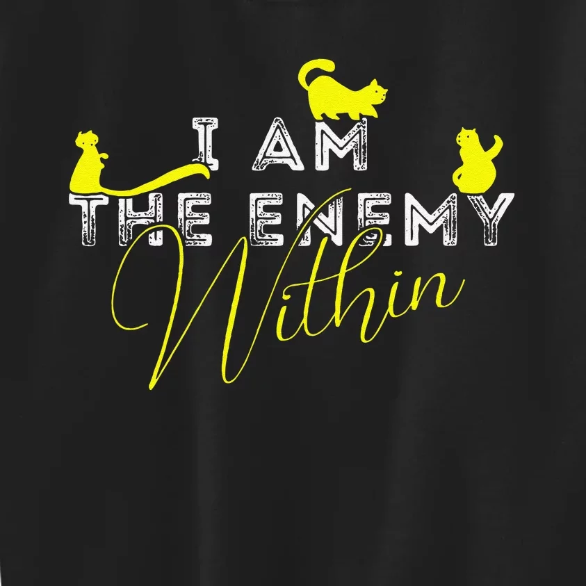 I Am The Enemy Within Kamala Harris 2024 Kids Sweatshirt