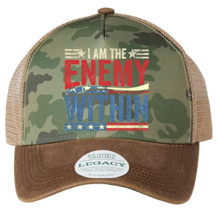 I Am The Enemy Within Legacy Tie Dye Trucker Hat