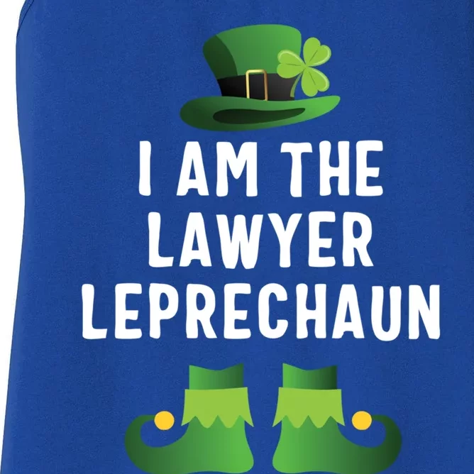 I Am The Lawyer Leprechaun St Patricks Day Cool Gift Women's Racerback Tank