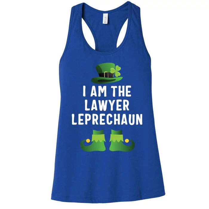 I Am The Lawyer Leprechaun St Patricks Day Cool Gift Women's Racerback Tank