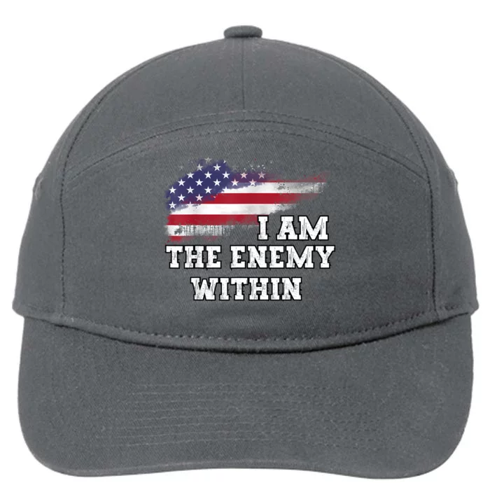 I Am The Enemy Within 7-Panel Snapback Hat