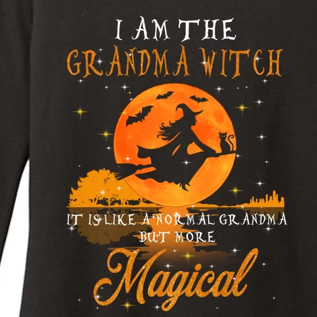 I Am The Grandma Witch Halloween Gift Womens CVC Long Sleeve Shirt