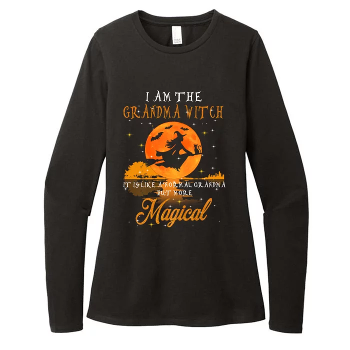 I Am The Grandma Witch Halloween Gift Womens CVC Long Sleeve Shirt