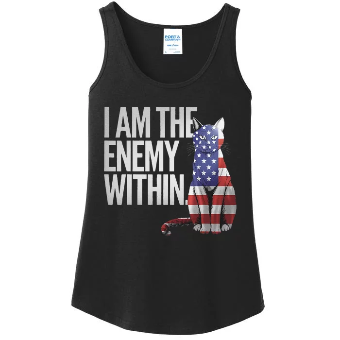 I Am The Enemy Within Kamala Harris 2024 Ladies Essential Tank