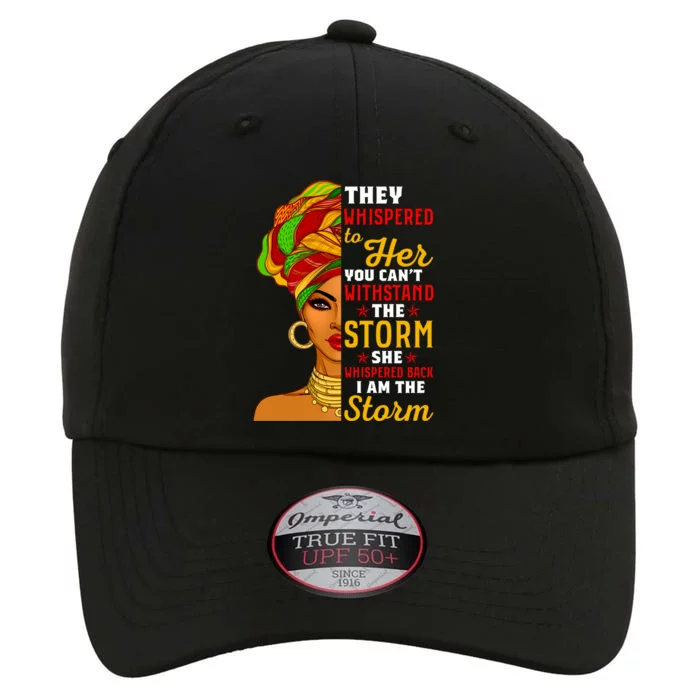 I Am The Storm Juneteenth Funny They Whispered Juneteenth Funny Gift The Original Performance Cap